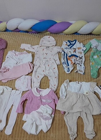 Toplu kiz bebek kiyafeto 0_3 ay yenidogan - Görsel 7
