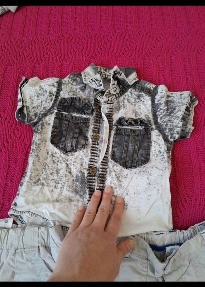 Lcw bebek pantolon gomlek - Görsel 4