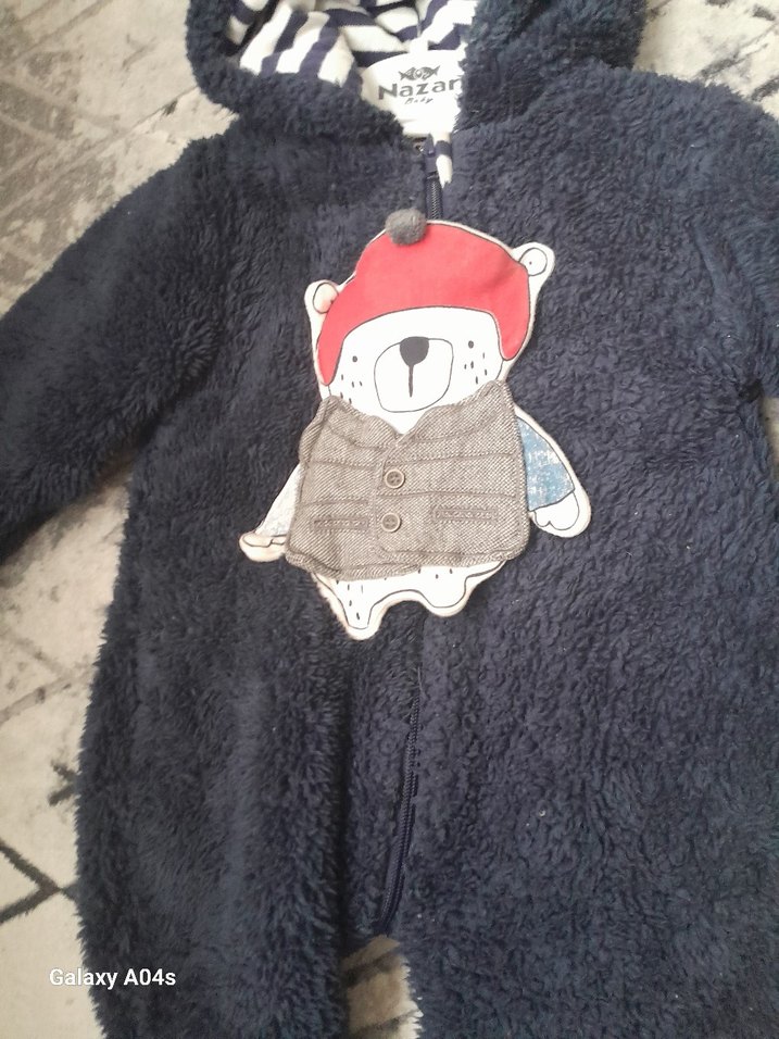 Kürklü Erkek Bebek Tulum - Görsel 4