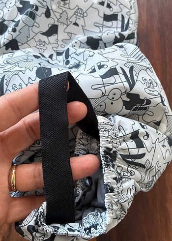 Kapüşonlu Fermuarlı Bebek Kar Tulumu - Görsel 4