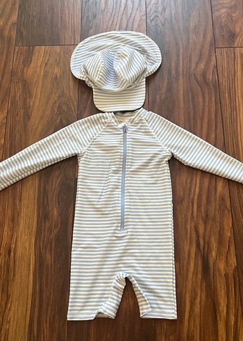 H&M tulum mayo şapka takım