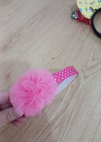 Çok Renkli Nakışlı Fiyonk Saç Bantları - Görsel 4