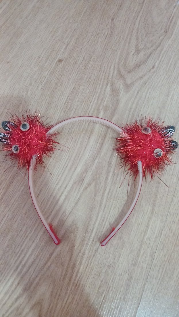 Çok Renkli Nakışlı Fiyonk Saç Bantları - Görsel 2