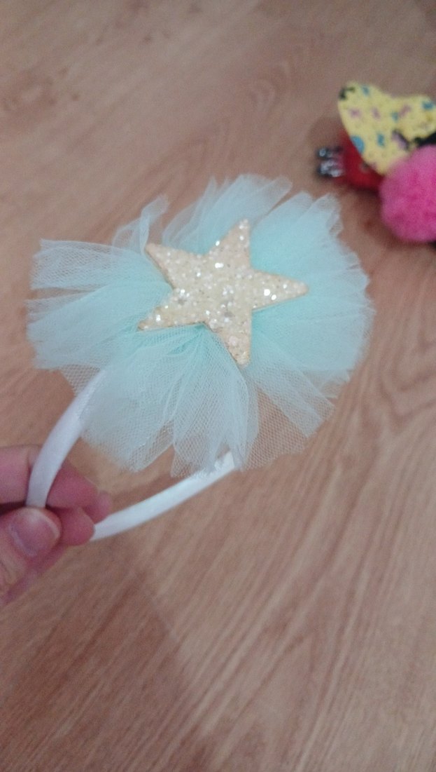 Çok Renkli Nakışlı Fiyonk Saç Bantları - Görsel 5