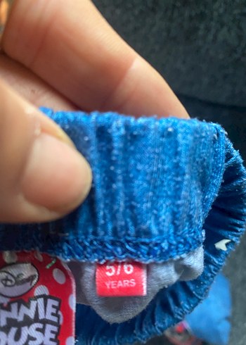 Diğer Renkli Baskılı Minnie Mouse kız çocuk tayt 5-6 yaş