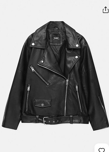 m Beden Pull and Bear Kadın Deri Ceket