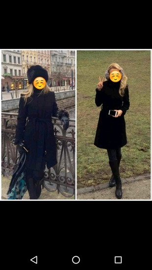 kaşe bağlamalı kaban