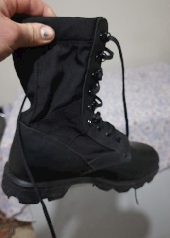 Siyah Bağcıklı Gotik Erkek Botları - Görsel 4