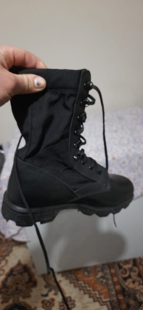 Siyah Bağcıklı Gotik Erkek Botları - Görsel 4