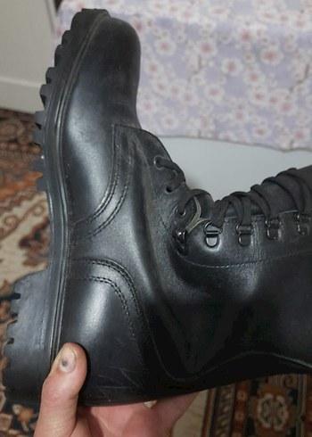 Siyah Rugan Bağcıklı Erkek Bot - Görsel 3