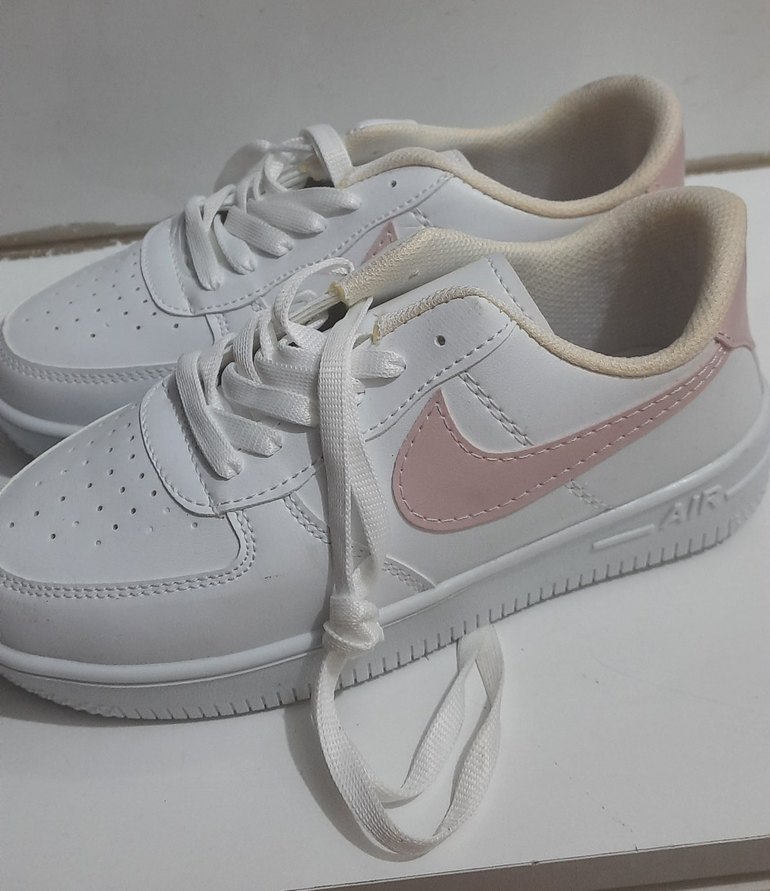 Beyaz Bağcıklı  Kadın Spor Ayakkabı - Görsel 2