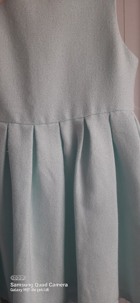 Kolsuz  Pilili Kız Elbisesi - Görsel 2