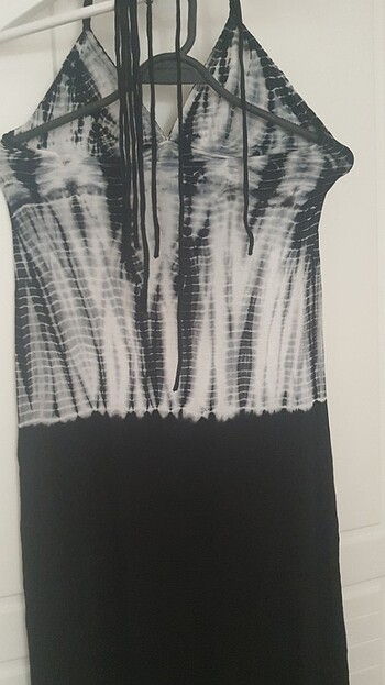 Boyundan bağlamalı elbise - Görsel 5