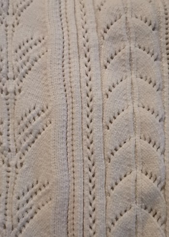 Bej Yüksek Yakalı Kadın Triko Kazak - Görsel 7