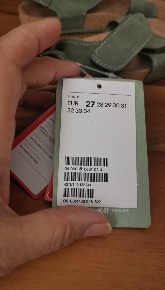 Tokalı Turkuaz Süet kız Çocuk Sandalet - Görsel 4