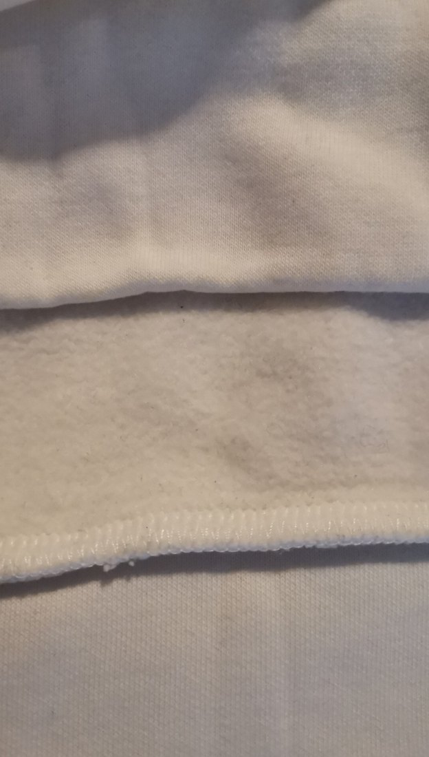 Kadın Beyaz Fermuarlı Sweatshirt - Görsel 4