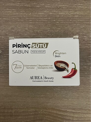 Pirinç sütü sabun