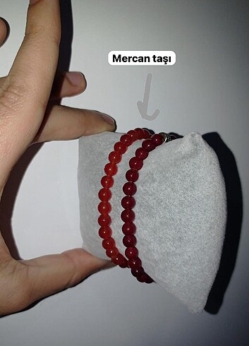 Mercan taşı bileklik 