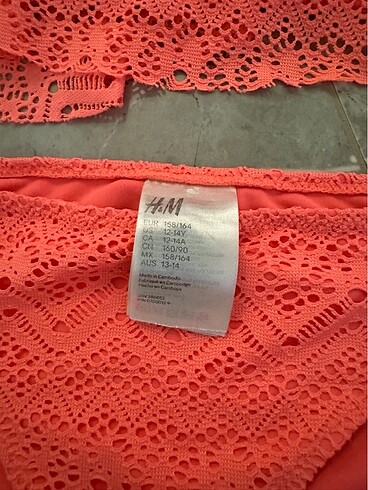 H&M Küçük Kız Bikini Hm bir iki kez giyilmiş