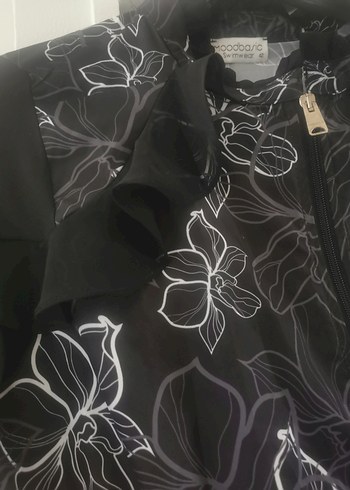 Uzun Siyah Desenli haşema - Görsel 2