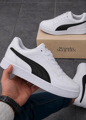 Puma Siyah Beyaz Spor Ayakkabi