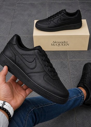 Nike Siyah Deri Sneaker