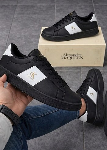 Calvin Klein Sik Ve Rahat Siyah Beyaz Sneaker