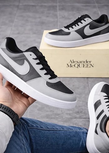 Nike Siyah Gri Beyaz Dusuk Bilek Sneaker