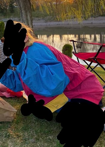 Vintage Oversize Reebok Golf Rüzgarlık - Görsel 8