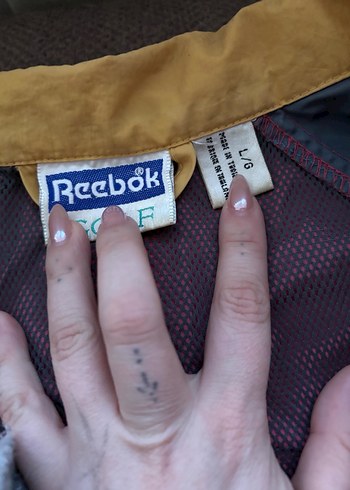 Vintage Oversize Reebok Golf Rüzgarlık - Görsel 4