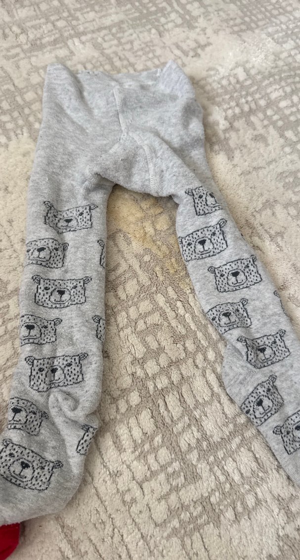 Beyaz Çocuk Termal Külotlu Çorap - Görsel 3