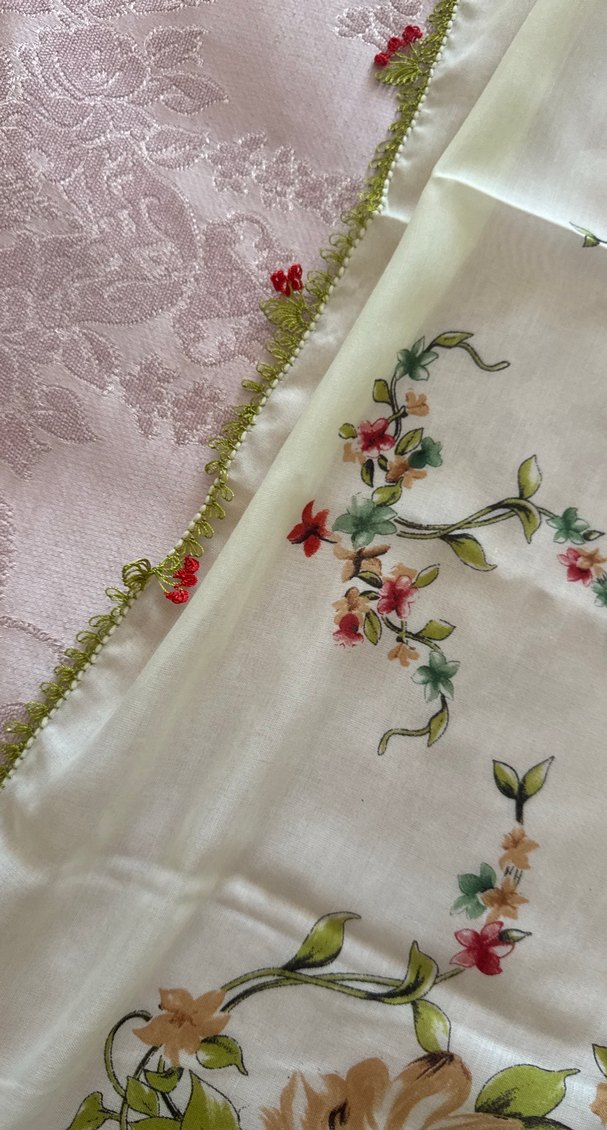 İğne oyası tülbent - Görsel 2