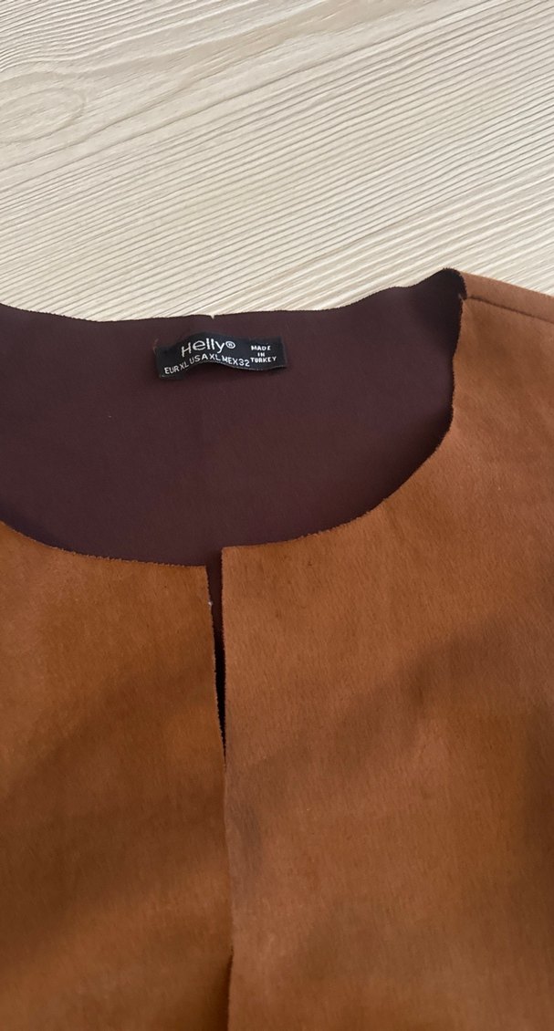 Kahverengi Süet ceket - Görsel 2