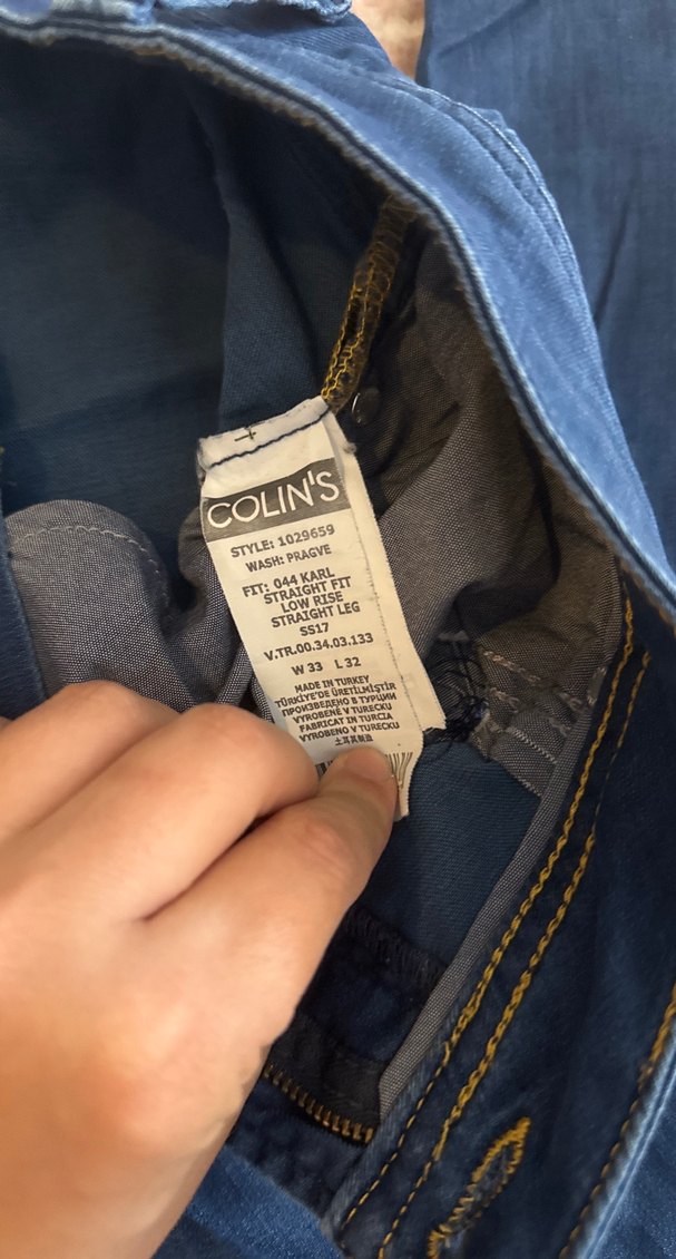 Erkek Lacivert jean kot - Görsel 4