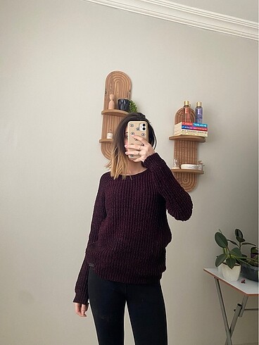 H&M Bordo kazak
