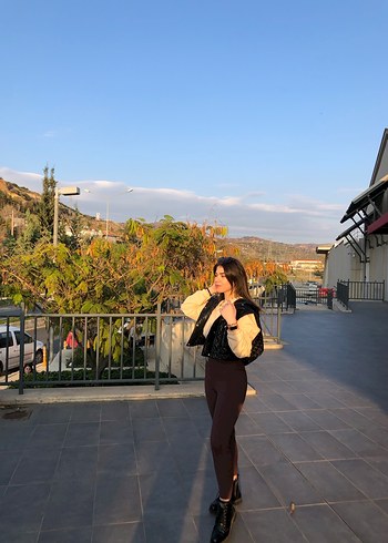 Diğer Siyah deri ceket