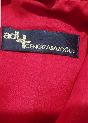 Adil Işık Marka Kırmızı Uzun Abiye Elbise - Görsel 4