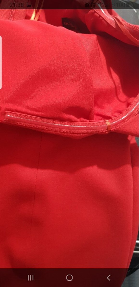 Adil Işık Marka Kırmızı Uzun Abiye Elbise - Görsel 3