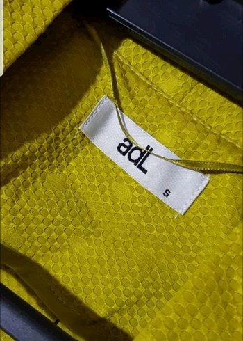 Sarı Kısa Kollu Kadın Blazer - Görsel 3