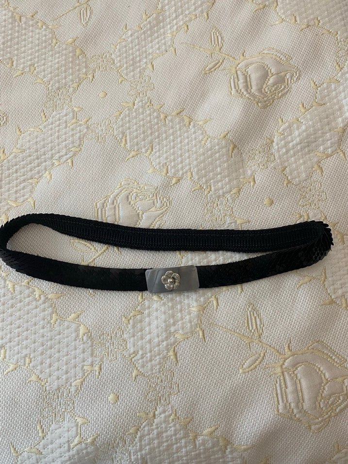 Siyah Elastik Kadın Kemer - Görsel 2