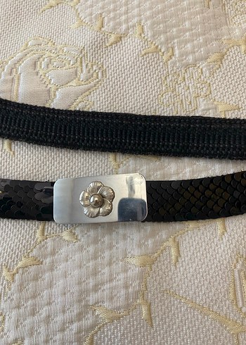 Siyah Elastik Kadın Kemer - Görsel 2