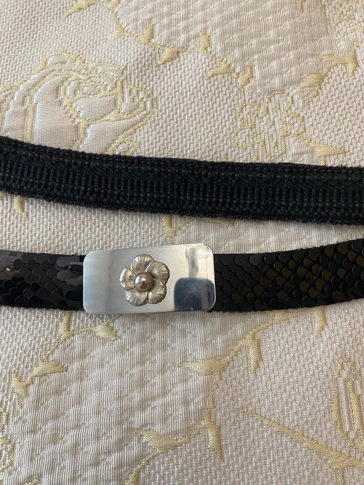 Siyah Elastik Kadın Kemer - Görsel 2