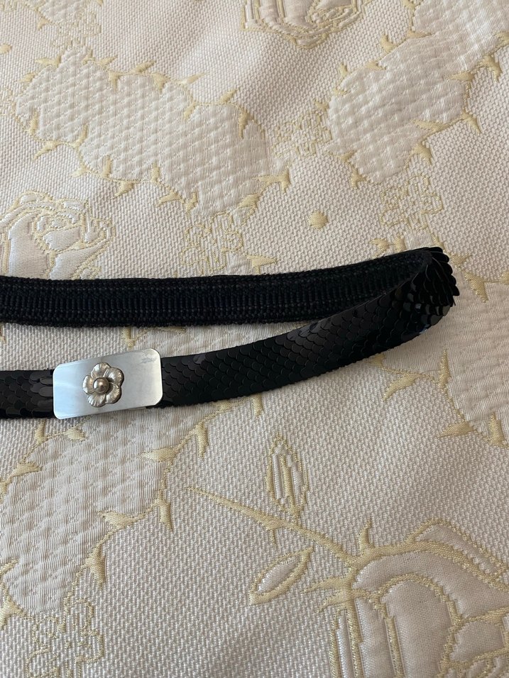 Siyah Elastik Kadın Kemer - Görsel 3