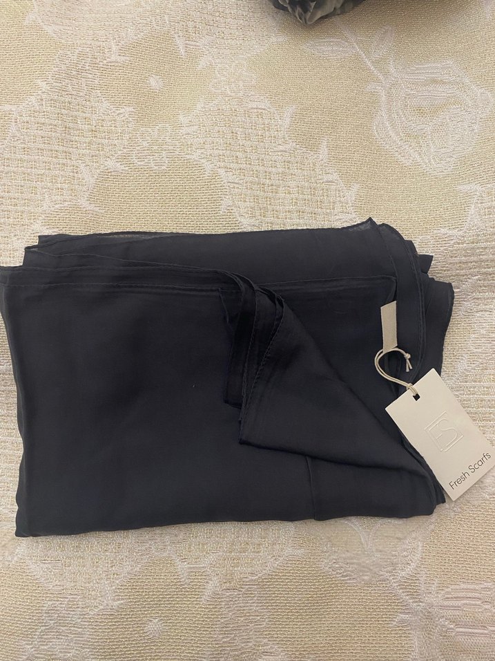 fresh scarf gri Kadın  Şal - Görsel 3