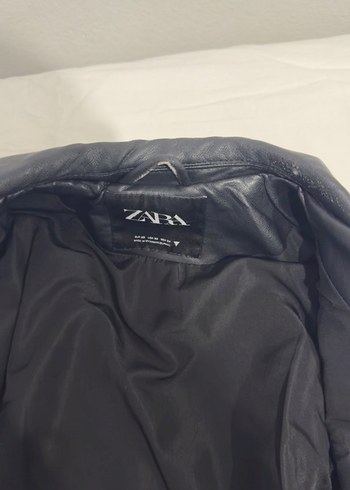 Zara Siyah Deri Biker Ceket - Görsel 7