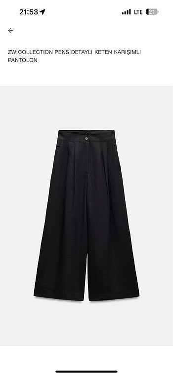 Zara keten pantolon