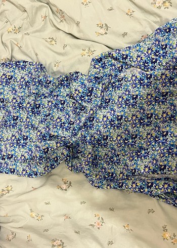 Renkli Fırfırlı Kadın elbise - Görsel 2