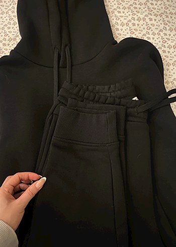Siyah Rahat Kesim erkek  Eşofman takımı - Görsel 5