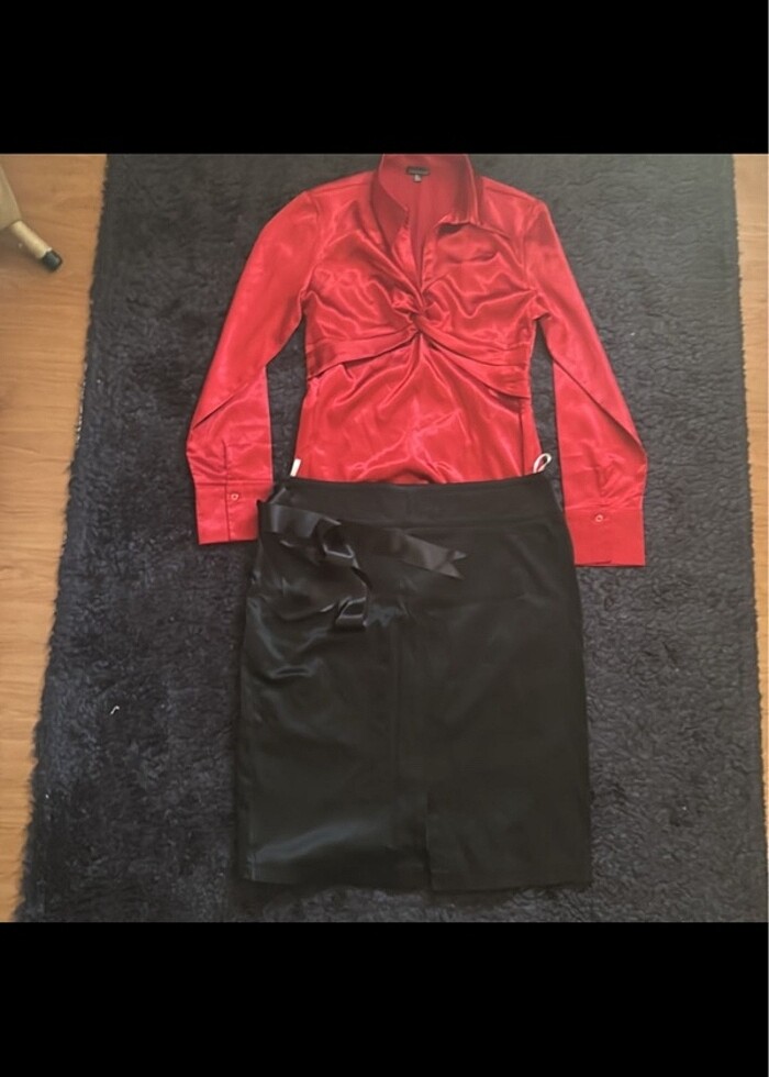 Saten Gömlekli Takım - Görsel 5