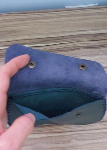 Koyu Mavi Cüzdan - Görsel 3